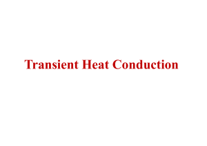 Transient Heat Conduction