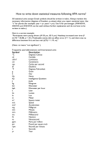 APA Statistical Measures Guide: Formatting Rules & Examples