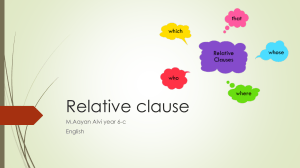 Relative Clauses: Definition, Examples, and Rules
