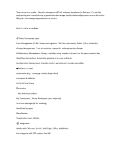 Teamcenter PLM Software Overview by Siemens
