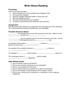 The Outsiders Character Analysis Worksheet
