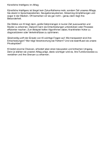 K&uuml;nstliche Intelligenz im Alltag: AI im Alltag verstehen