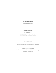 Total GMAT Math: Comprehensive GMAT Quant Prep