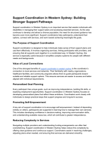 Support Coordination in Western Sydney: Building Stronger Support Pathways
