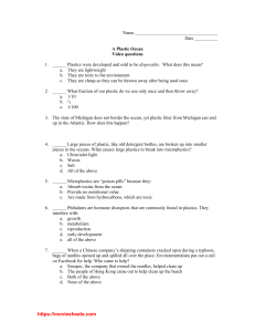 A Plastic Ocean Video Questions Worksheet
