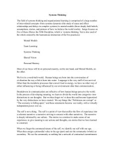 Systems Thinking: Senge's Fifth Discipline Overview