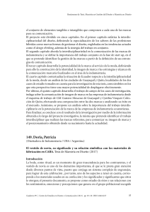 Res&uacute;menes de tesis: Dise&ntilde;o, Gesti&oacute;n de Marca y Estudios de Moda