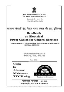 Handbook on Electrical Power Cables for General Services