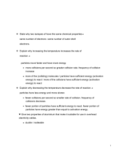 Chemistry Past Paper Common Questions