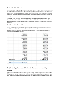 Inventory Management Practices: SKU Prioritization & Disposal Value