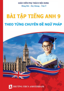 Grade 9 English Grammar Exercises Workbook