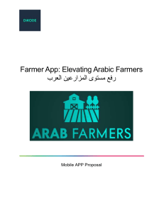 Farmer App Proposal: Elevating Arabic Farmers