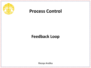 Process Control Feedback Loop Lecture Notes