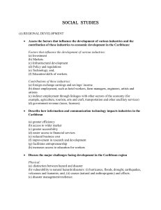 Caribbean Regional Development Study Guide