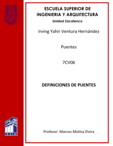 Definiciones de Puentes - Irving Ventura