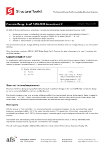 Concrete Design to AS 3600-2018 Amendment 2 Updates