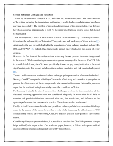 Human Critique of AI-Generated Research Analysis