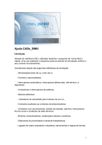 Manual de Ajuda CADe_SIMU: Guia de CAD e Simula&ccedil;&atilde;o El&eacute;trica