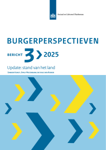 Burgerperspectieven 2025: Update op de staat van het land