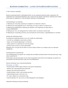 Business Marketing Exam Summary: Key Concepts & Strategies