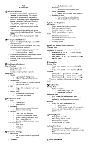 PE 4 Badminton: History, Rules, Skills & Strategies
