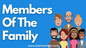 Members of the Family Vocabulary List
