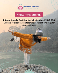 Know My Learnings: E-RYT 500 Yoga Instructor Profile