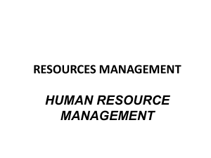 Human Resource Management: Objectives, Responsibilities, & Theories