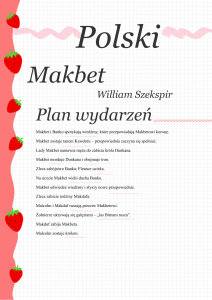 Makbet: Plan wydarzeń i analiza Szekspira
