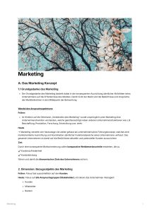 Marketing Grundlagen Konzept Stakeholder