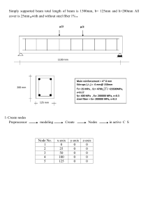 Simply Supported Beam Design with Steel Fiber: FEA Tutorial
