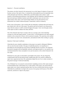 Team Project Report: Leadership Evaluation in Schools