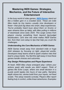 Mastering IND9 Games: Strategies & Mechanics
