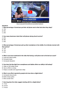 Smartphone Addiction Quiz