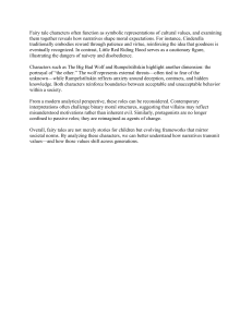 Fairy Tale Characters as Cultural Symbols: Moral Narrative Analysis