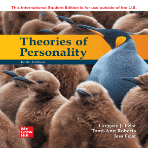Theories of Personality 10th Edition Textbook