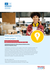 Makerspace Training Centre Project - Gearbox Kenya