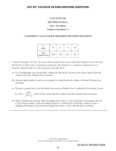 2017 AP Calculus AB Free-Response Questions