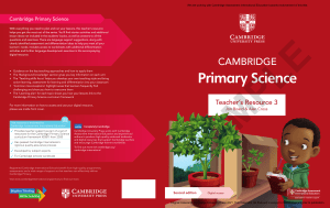 Cambridge Primary Science Teacher's Resource 3