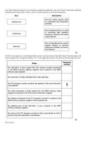 Von Neumann Architecture Exam Questions