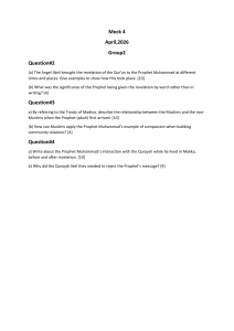 Mock Exam: Prophet Muhammad & Islamic History Questions