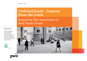 Unlisted Real Estate Funds: Lessons from the Crisis