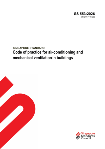 SS 553:2026 Singapore Standard ACMV Systems