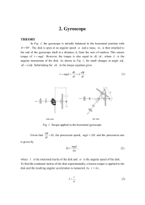 Gyroscope Theory and Experiments: Physics Lab Guide