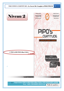 PIPO's Certitude: English for Polytechnic Physics