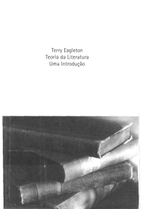 Teoria da Literatura: Uma Introdu&ccedil;&atilde;o por Terry Eagleton