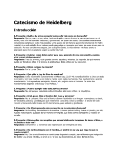 Catecismo de Heidelberg: Introducci&oacute;n y Preguntas 1-9