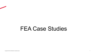 FEA Case Studies: Hydraulic Housing Static Pressure Analysis