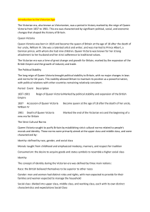 Introduction to the Victorian Age: History Overview