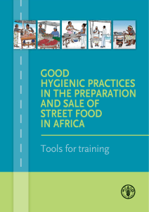 Good Hygienic Practices in Street Food Preparation & Sale (Africa)